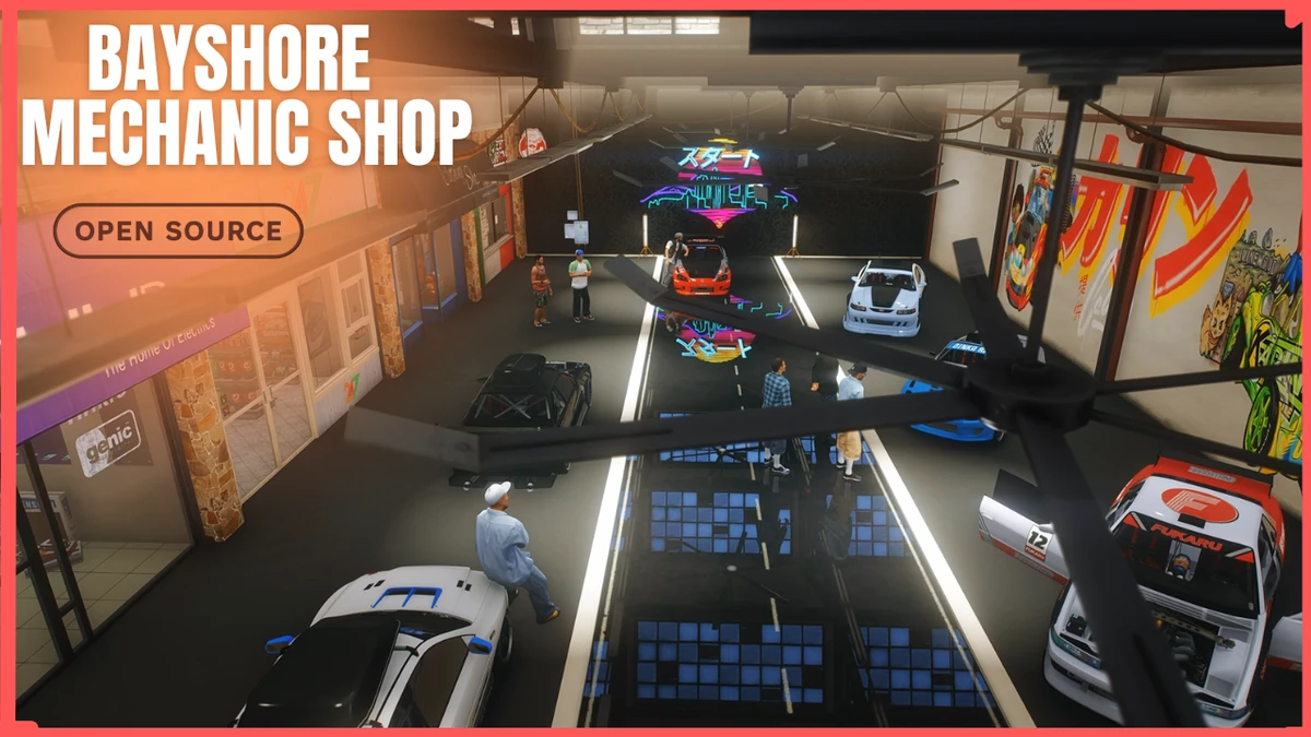 BayShore MLO FiveM | Premium Mechanic Shop & Tuning Garage | Open Source